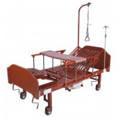 Кровать механическая Med-Mos YG-5 с боковым переворачиванием, туалетным устройством и функцией «кардиокресло» в комплекте с матрасом