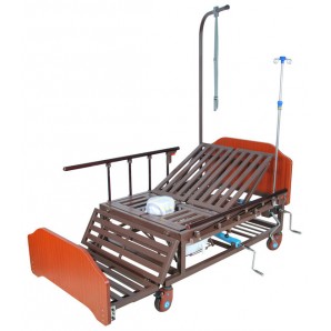 Кровать механическая Med-Mos Е-45А с боковым переворачиванием, туалетным устройством и функцией «кардиокресло»